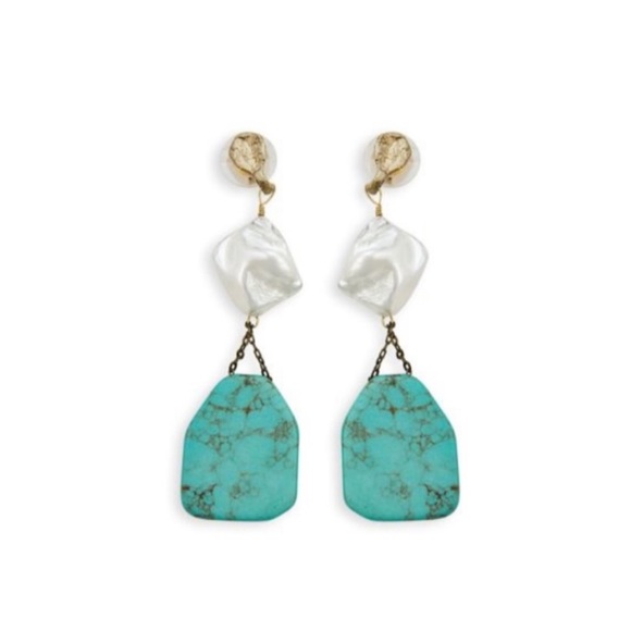 Myra Bag Jewelry - Myra-Sky stone earrings
